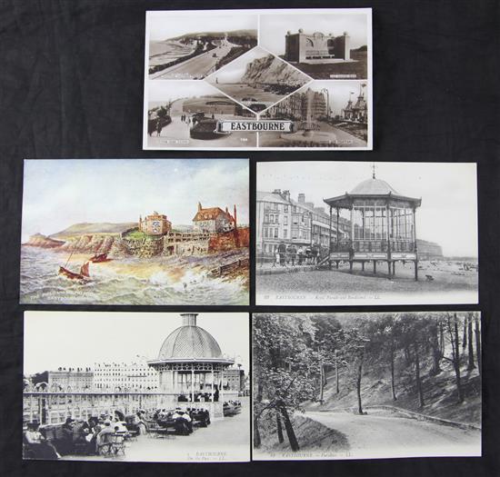 Eastbourne postcards - late Victorian, Edward VII, George V and later,